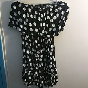 Xhilaration polka dot summer dress